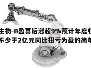 乐普生物-B盈喜后涨超9%预计年度归母净利将不少于2亿元同比扭亏为盈的简单介绍
